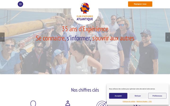 Screenshot of clubaffaires44.fr
