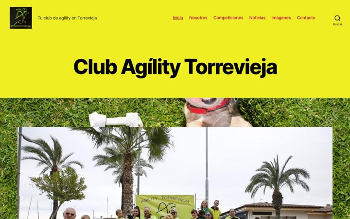 Posnetek zaslona clubagilitytorrevieja.es