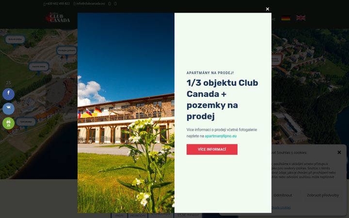 Screenshot of clubcanada.eu