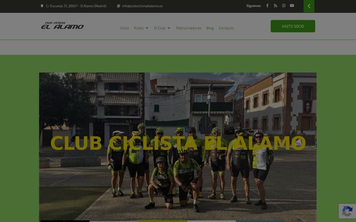 Ekraanipilt saidist clubciclistaelalamo.es