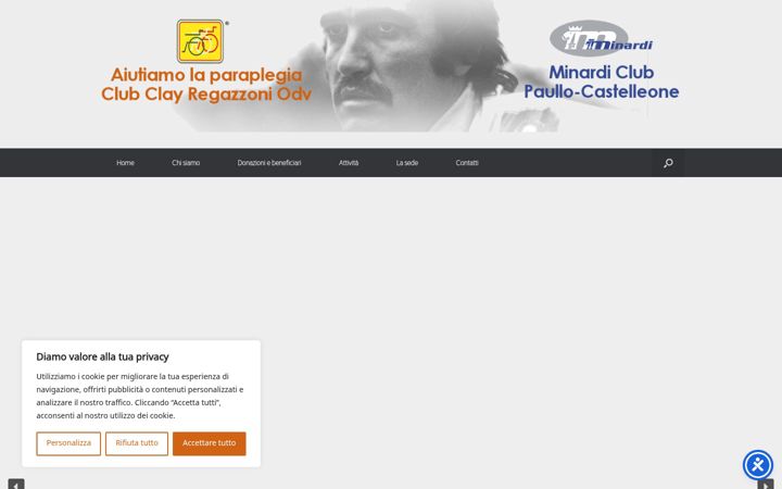 Screenshot of clubclayregazzoni.it