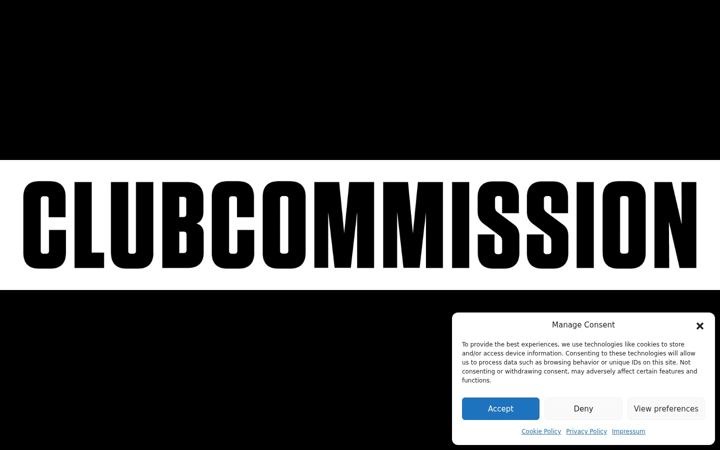 Screenshot of clubcommission.de