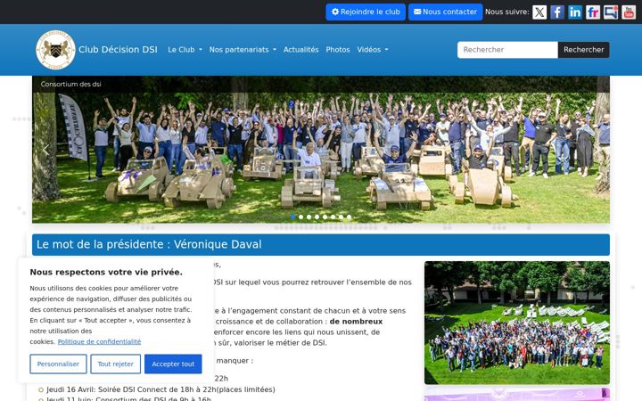 Screenshot of clubdecisiondsi.fr