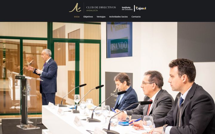 Ekraanipilt saidist clubdedirectivos.es