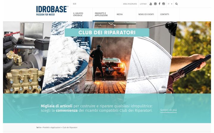 Screenshot of clubdeiriparatori.it