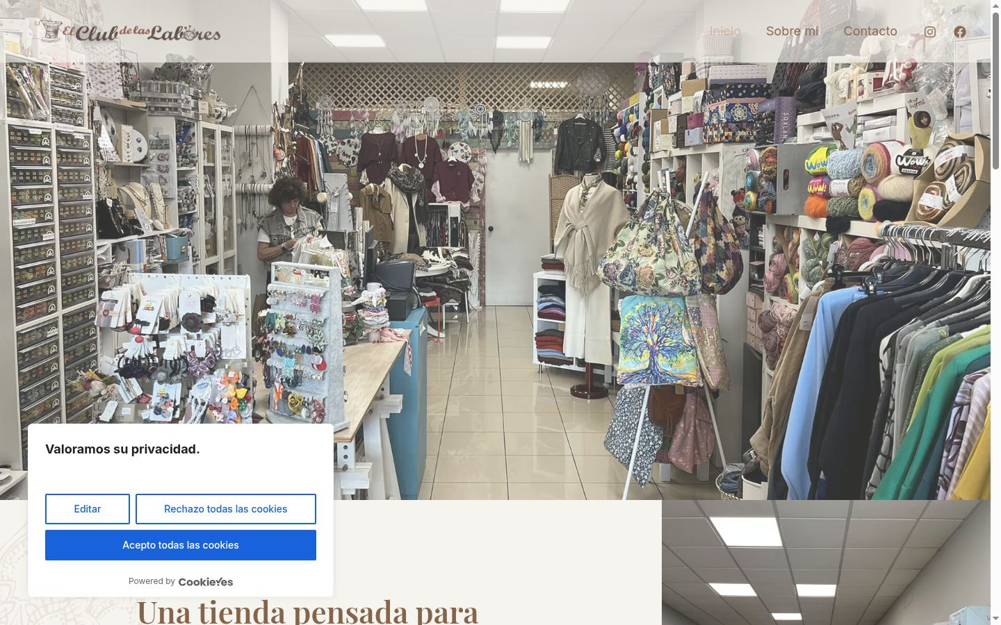 Screenshot van de toestemmingsbanner zoals getoond vóór enige interactie