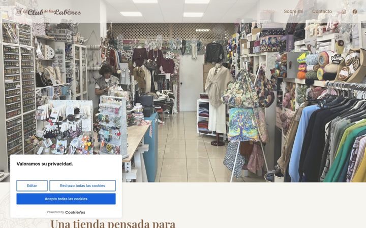 Ekraanipilt saidist clubdelaslabores.es