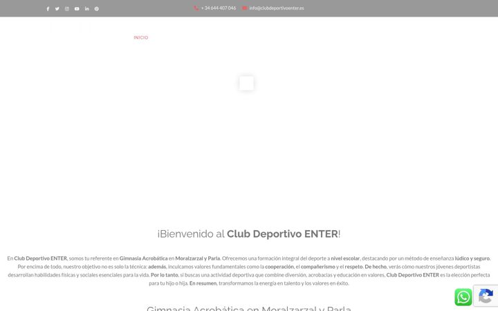 Screenshot di clubdeportivoenter.es