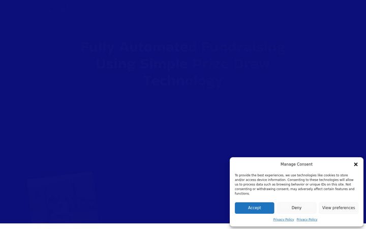 Screenshot of clubdraws.co.uk