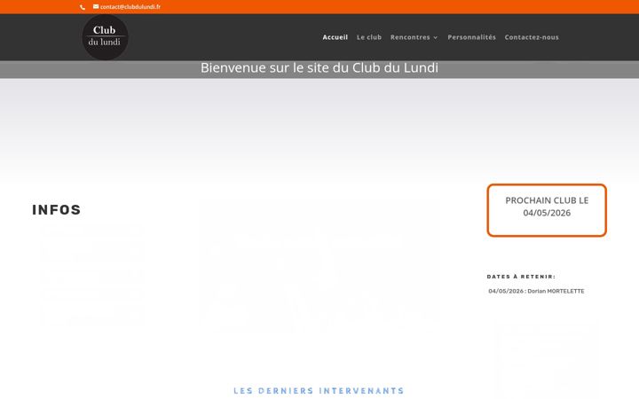 Screenshot of clubdulundi.fr