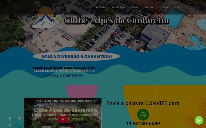 Posnetek zaslona clubealpesdacantareira.com.br