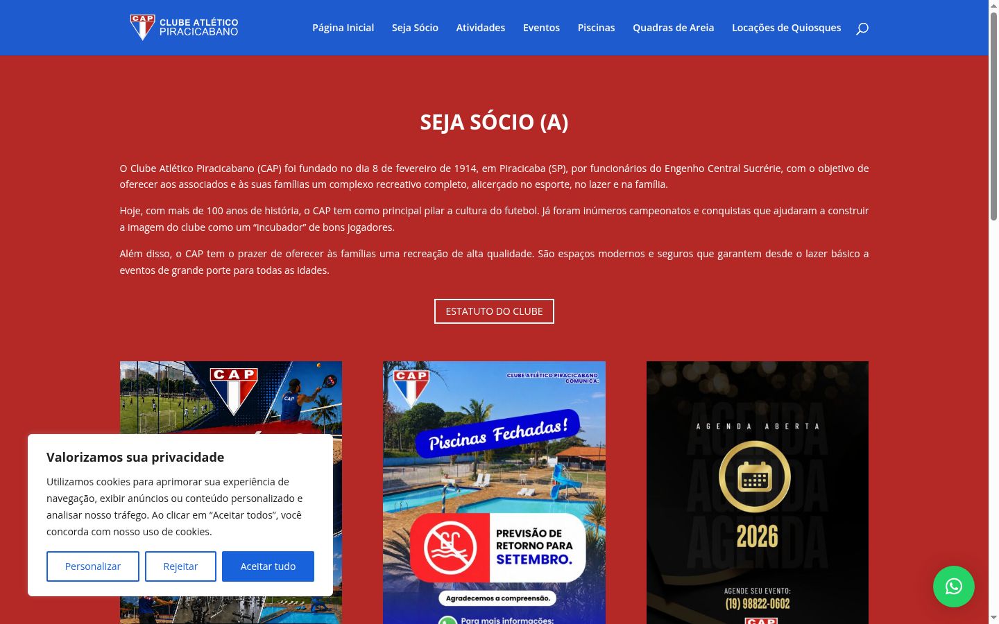 Posnetek zaslona pasice za privolitev, prikazane pred kakršno koli interakcijo