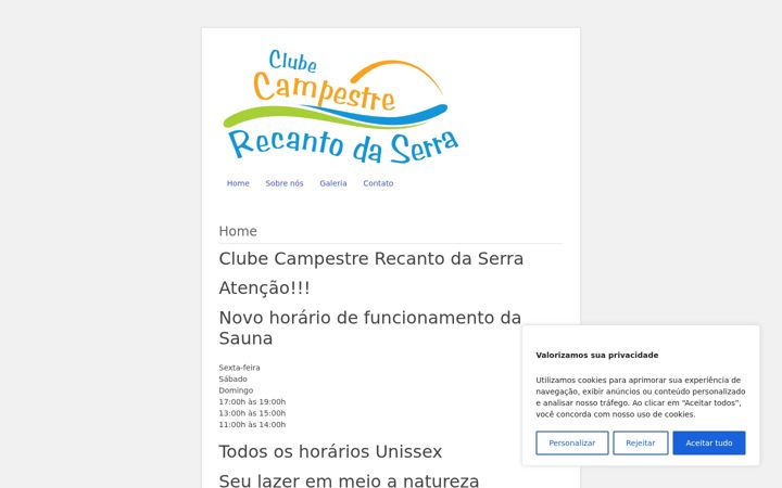Capture d'écran de clubecampestresaotiago.com.br