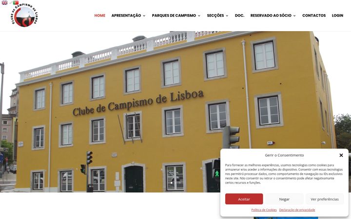 Ekrano kopija clubecampismolisboa.pt