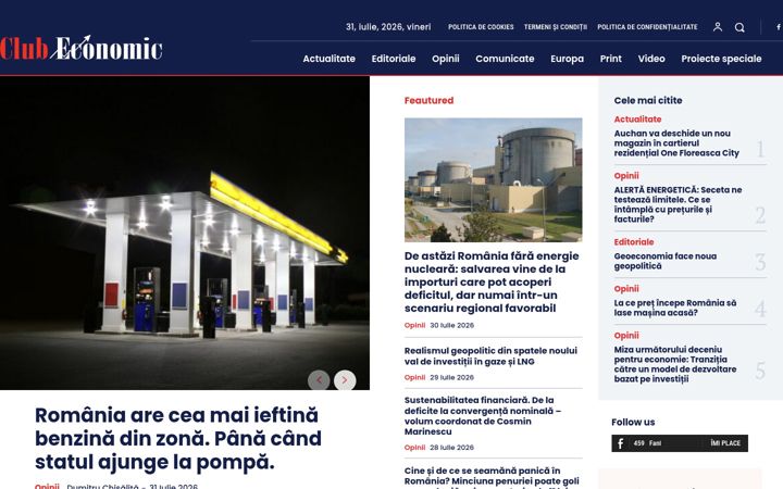 Zrzut ekranu clubeconomic.ro