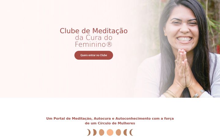 Capture d'écran de clubedacuradofeminino.com.br