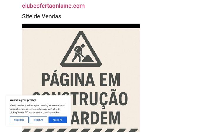 Screenshot of clubeofertaonlaine.com