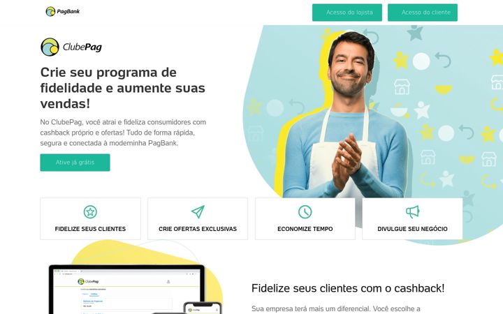 Screenshot of clubepag.com
