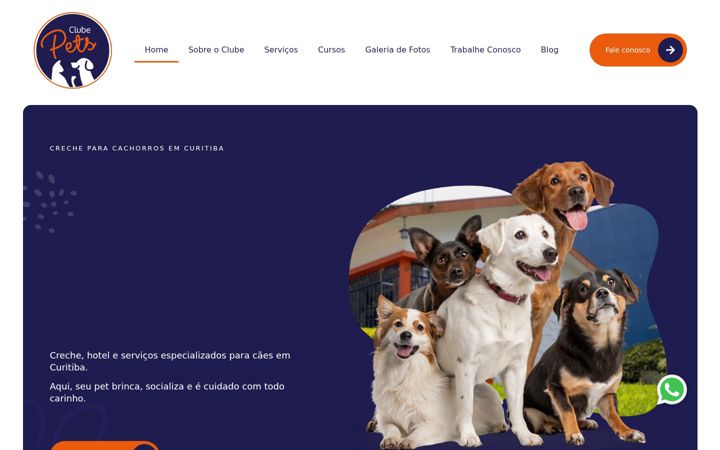 Skärmbild av clubepets.com.br