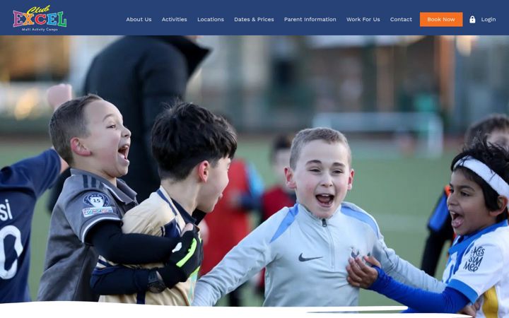 Screenshot of clubexcel.co.uk