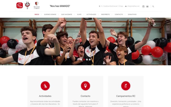 Screenshot of clubfaro.net