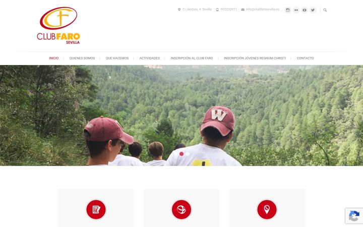 Snimka zaslona za clubfarosevilla.es