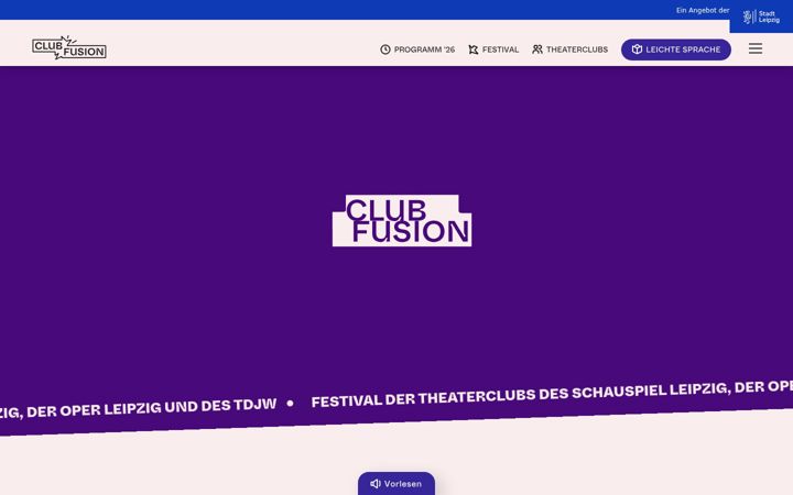 Screenshot of clubfusion.de
