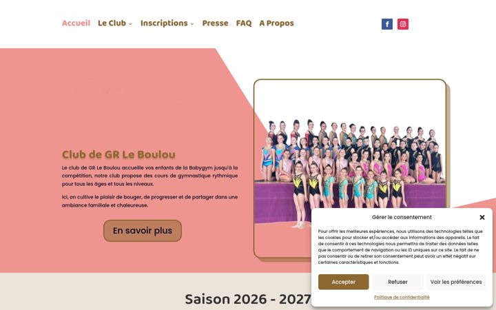 Snímek obrazovky clubgr-leboulou.fr