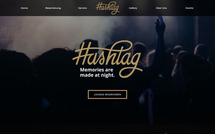 Screenshot of clubhashtag.de