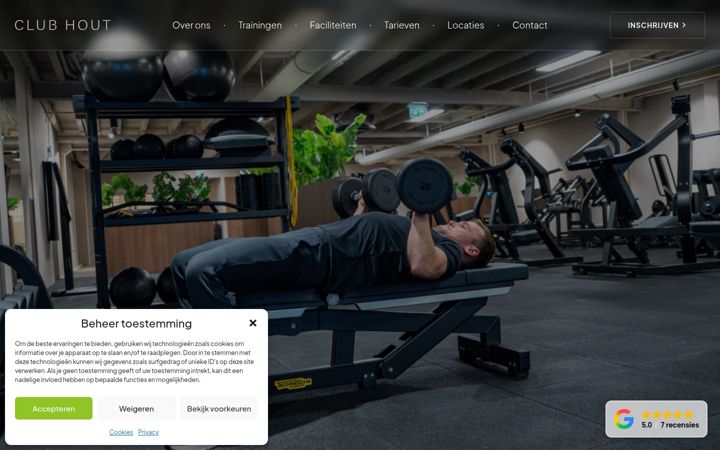 Snímek obrazovky clubhoutheiloo.nl
