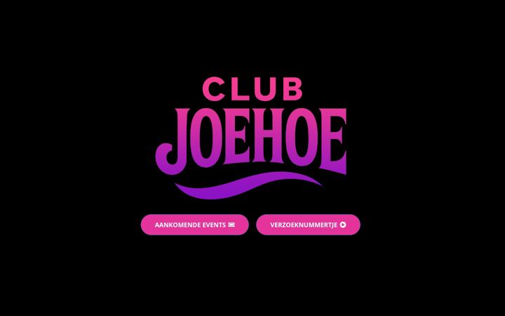 Skærmbillede af clubjoehoe.nl