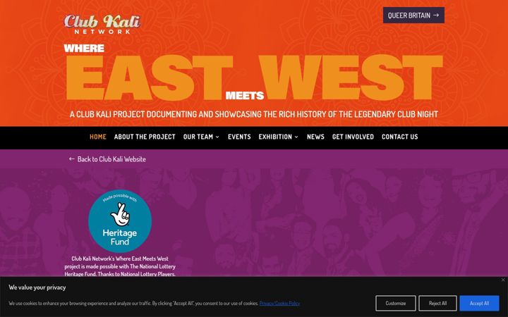 Screenshot of clubkali.co.uk