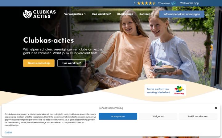 Ekrānuzņēmums no clubkas-acties.nl