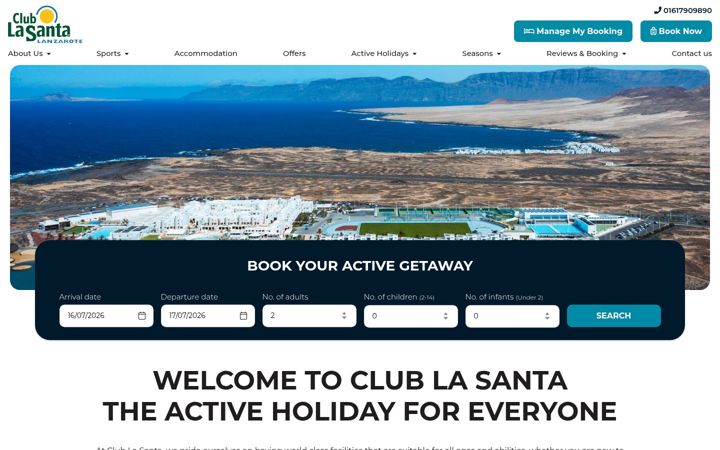 Screenshot von clublasanta.co.uk