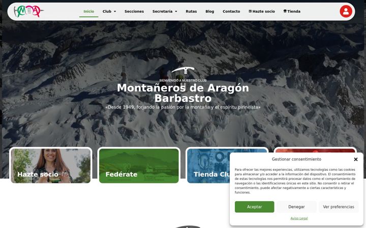 Screenshot of clubmab.org