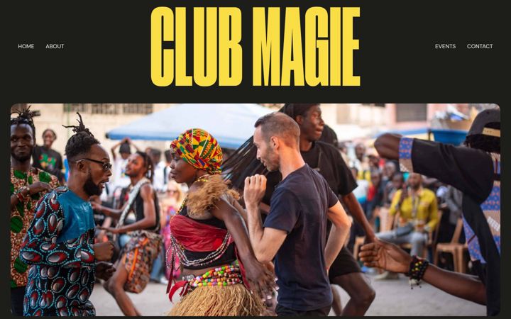 Screenshot of clubmagie.be