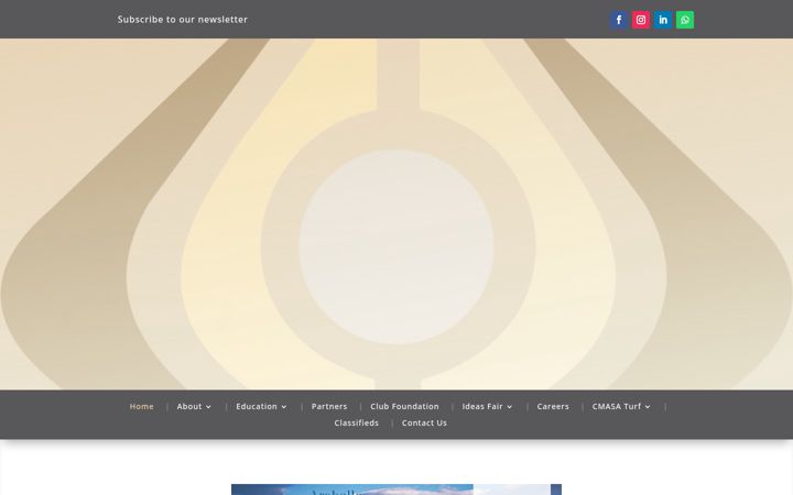 Екранна снимка на clubmanagement.co.za