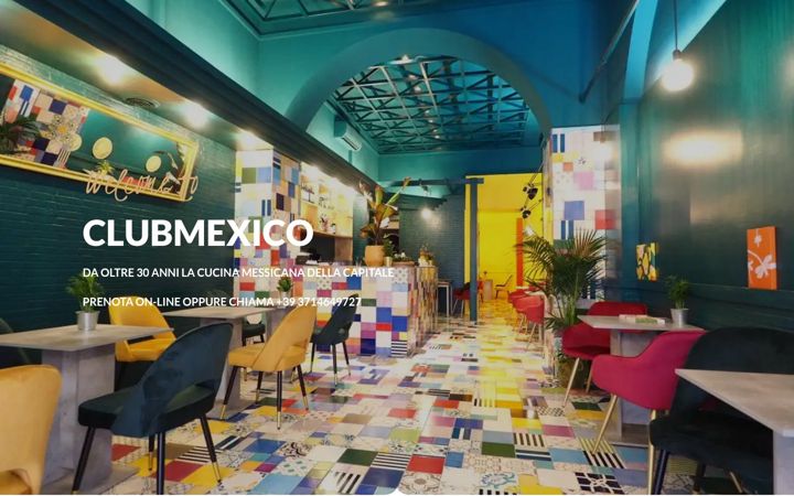 Captură de ecran a clubmexico.it