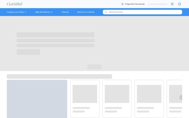 Screenshot of clubmiles.com.ec
