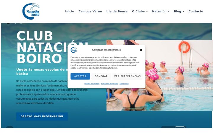 Posnetek zaslona clubnatacionboiro.es