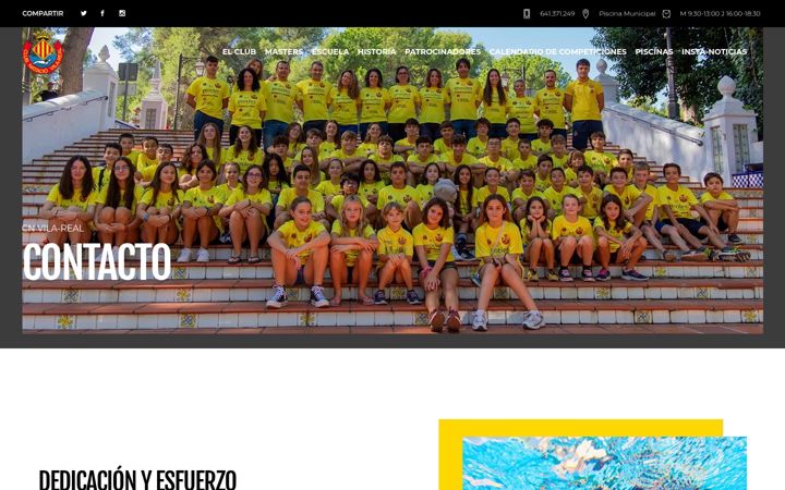 Screenshot of clubnataciovila-real.com