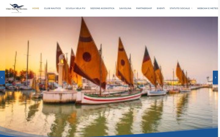 Screenshot of clubnauticoriccione.it