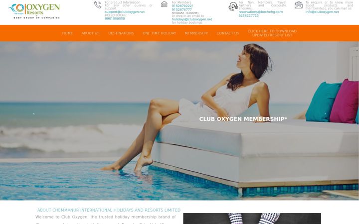 Screenshot of cluboxygen.net
