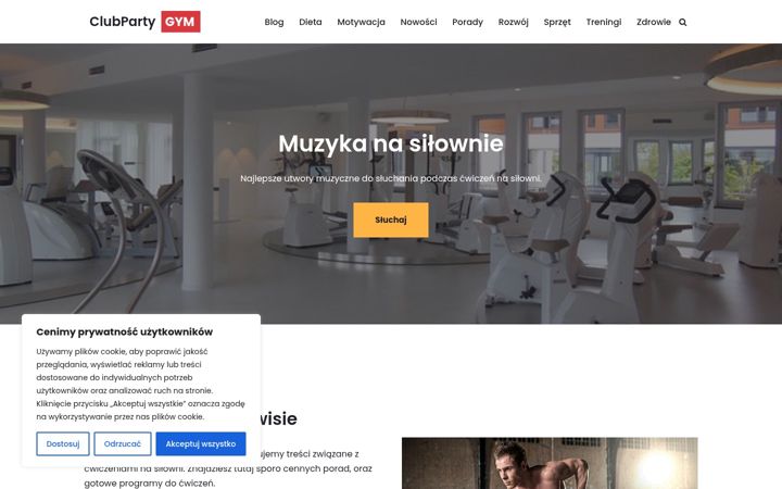Screenshot of clubparty.com.pl