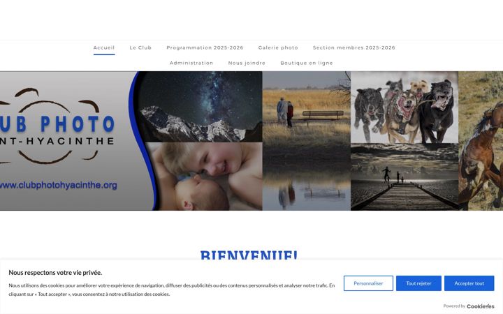 Screenshot of clubphotohyacinthe.org