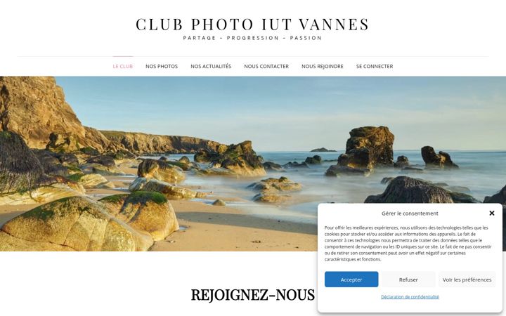 Screenshot of clubphotoiutvannes.fr