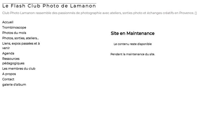 Screenshot of clubphotolamanon.fr