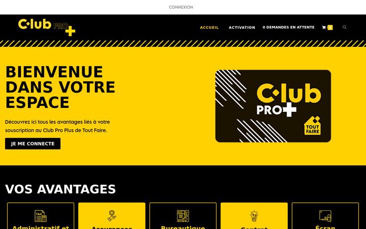Captura de pantalla de clubprotoutfaire.fr