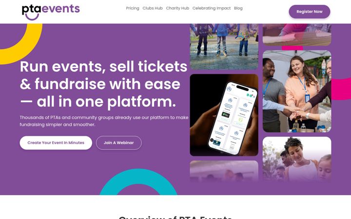 Screenshot of clubs-hub.com