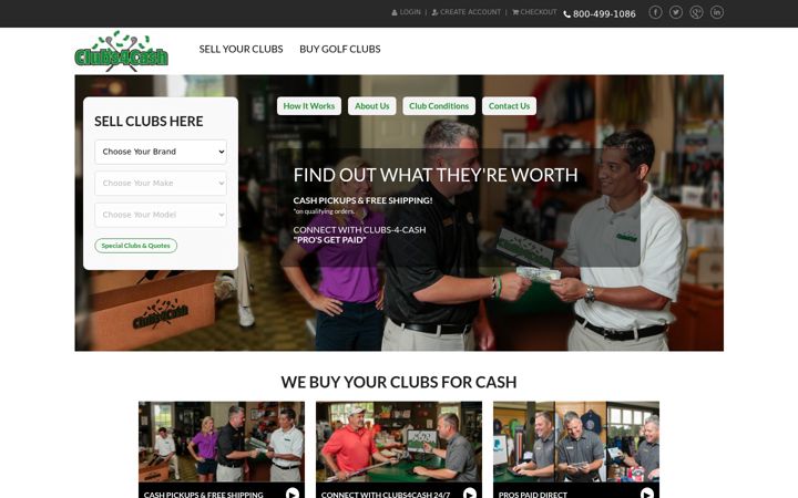 Screenshot di clubs4cash.net